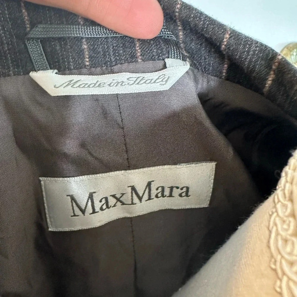 MaxMara Wool Blazer Size 12 - Picture 6 of 7